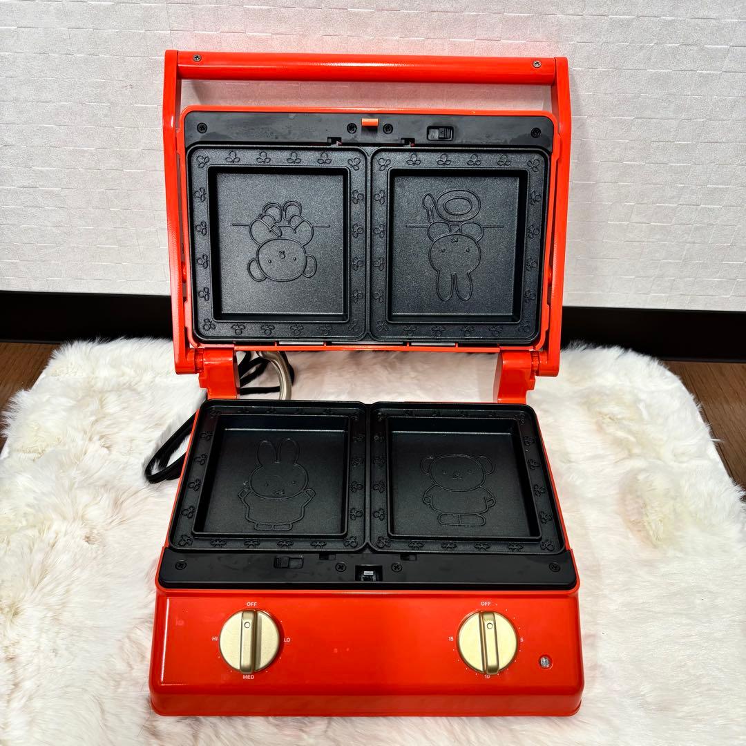 BRUNO miffy グリルサンドメーカー ダブル BOE089動作確認済