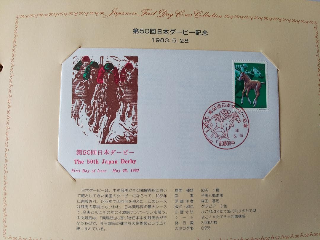 初日カバー 1983年 昭和58年 亥年 記念切手 切手 29通 ファイル 新品