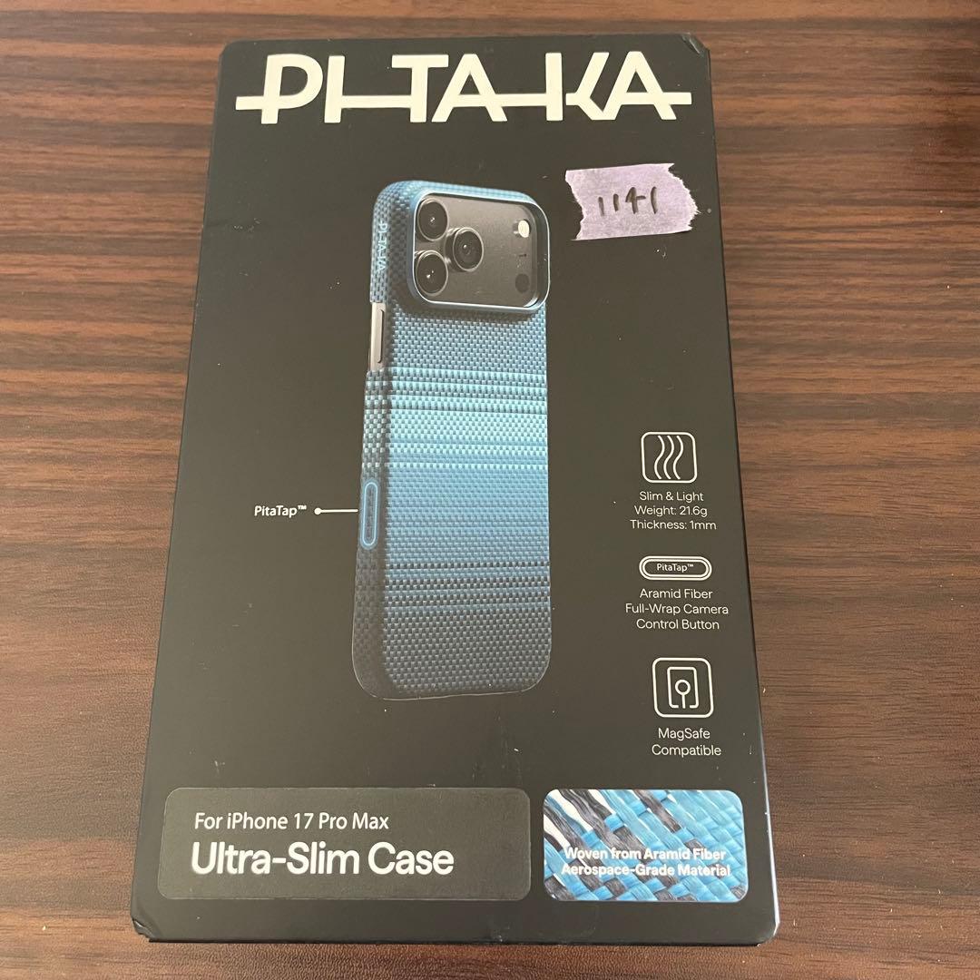 PITAKA iPhone 17 Pro Max用ケース 極薄 MagSafe