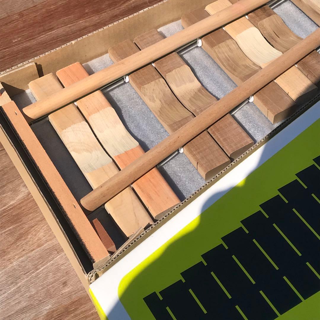 【極美品】ヤマハ 卓上木琴 No.185｜30音/半音/マレット/外箱付き