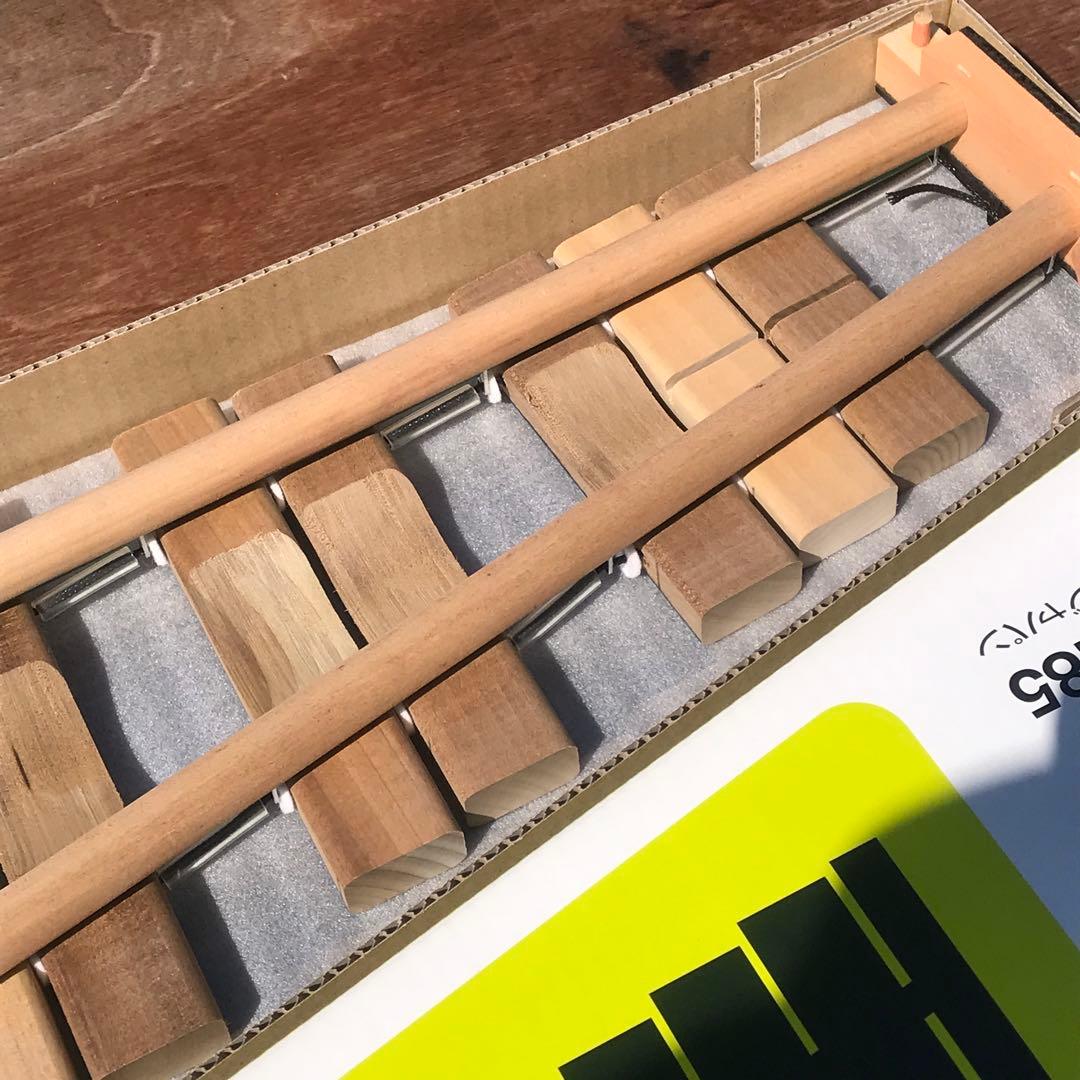 【極美品】ヤマハ 卓上木琴 No.185｜30音/半音/マレット/外箱付き