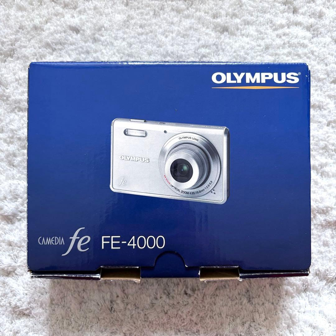 極上品【動作品】OLYMPUS オリンパス fe FE-4000 レトロコンデジ