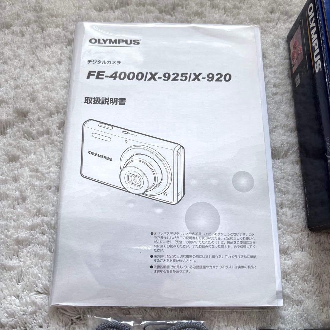 極上品【動作品】OLYMPUS オリンパス fe FE-4000 レトロコンデジ