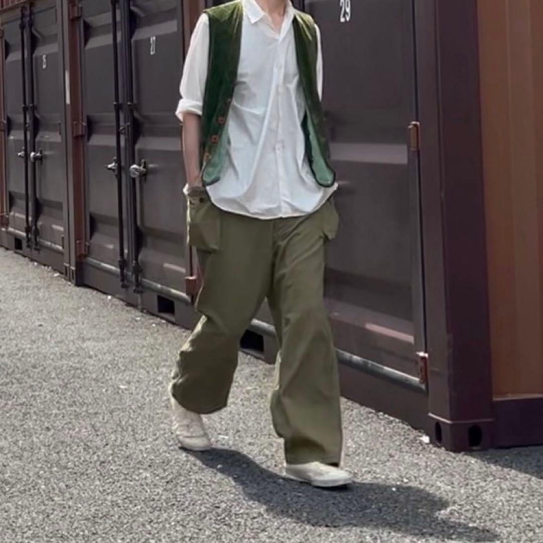 【実物】40s US ARMY M-43 HBT パンツ フランス軍スタンプ