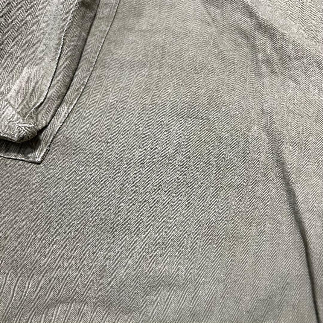 【実物】40s US ARMY M-43 HBT パンツ フランス軍スタンプ