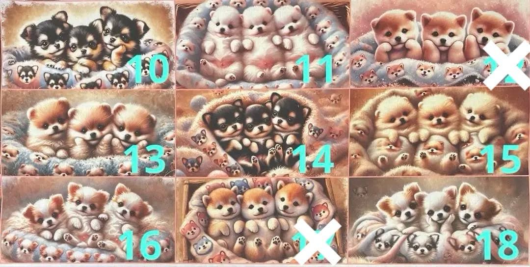 フラットポーチ♡ハンカチ♡ハンドメイド♡オーダーページ【わんこ5】