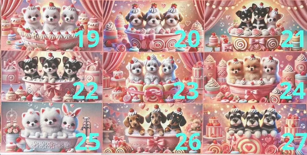 フラットポーチ♡ハンカチ♡ハンドメイド♡オーダーページ【わんこ5】