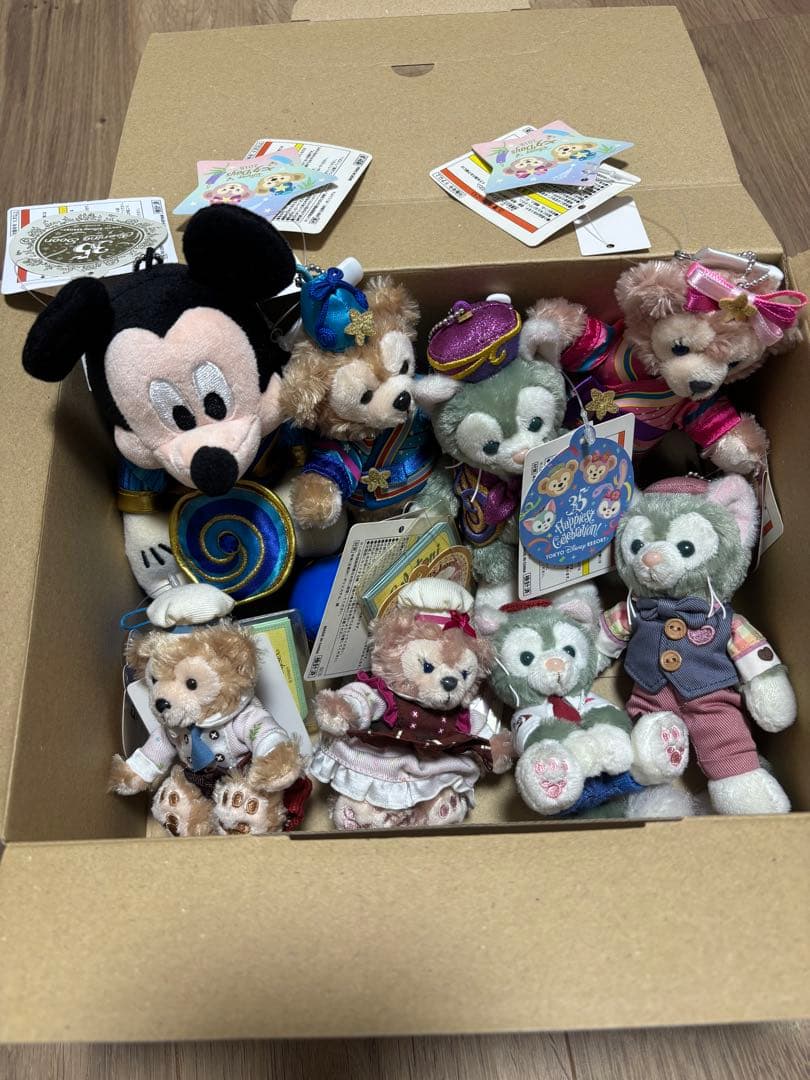 disney ディズニー　ぬいセット