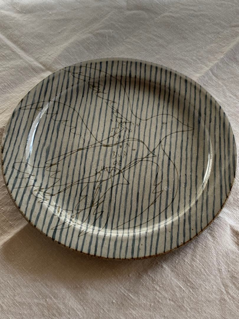 寺門広気　プレート　鳥　皿　器