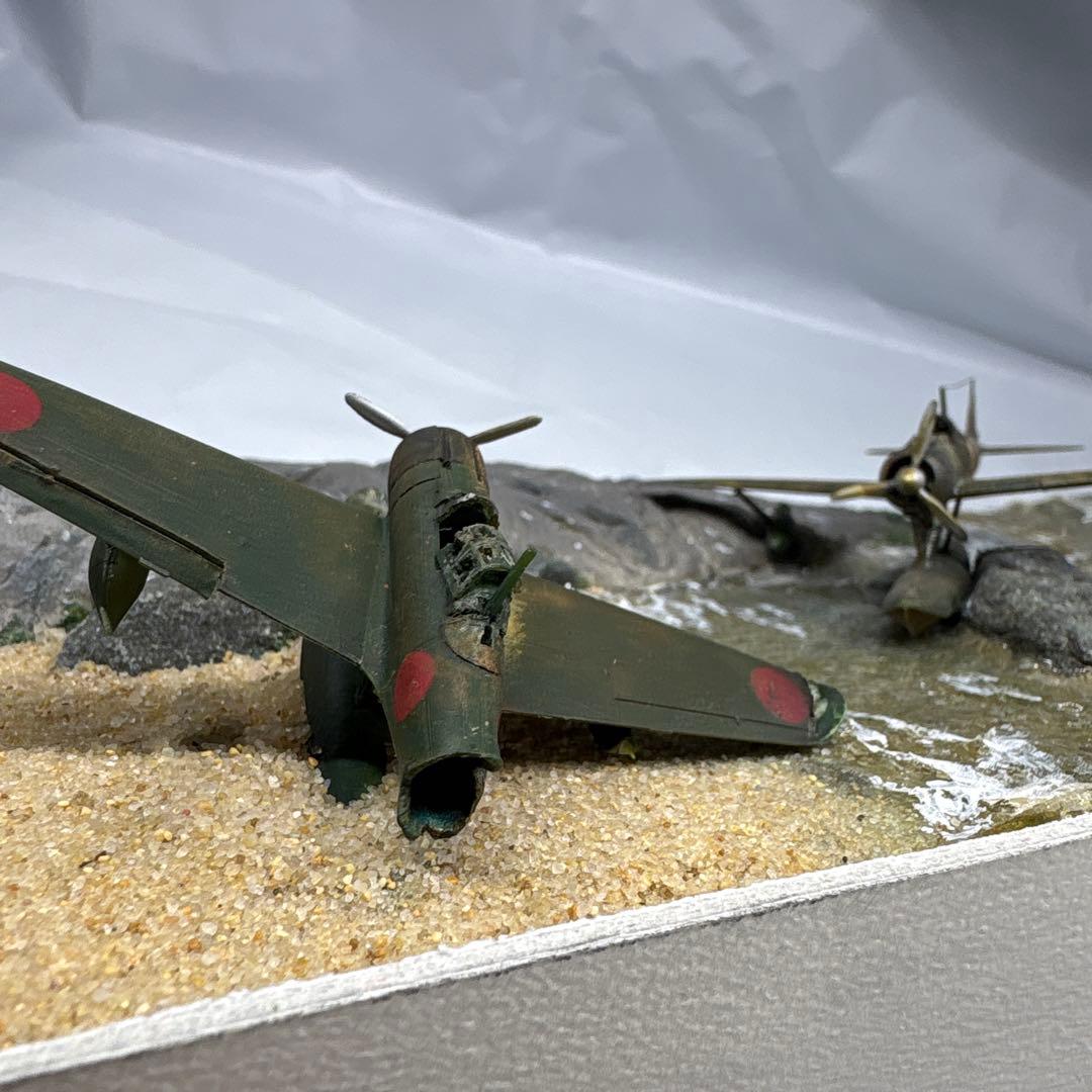 再出品　1/144 二式水戦　ジオラマ