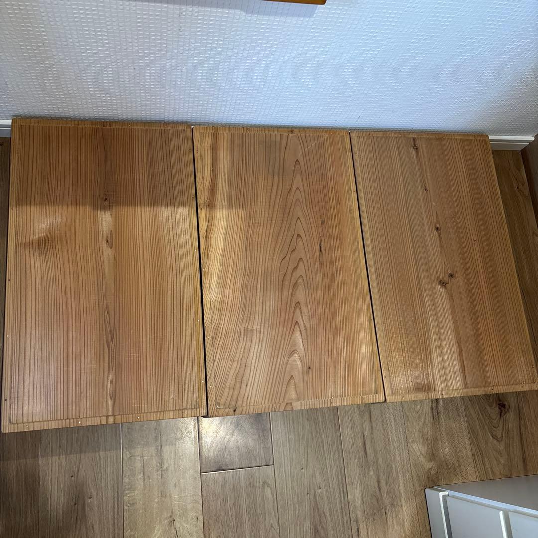 木製 もろぶた３段（大)　もろぶた　ばんじゅう　まつぶた　餅箱　正月準備道具