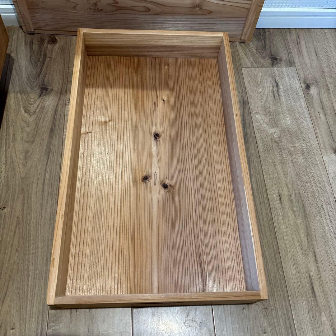 木製 もろぶた３段（大)　もろぶた　ばんじゅう　まつぶた　餅箱　正月準備道具