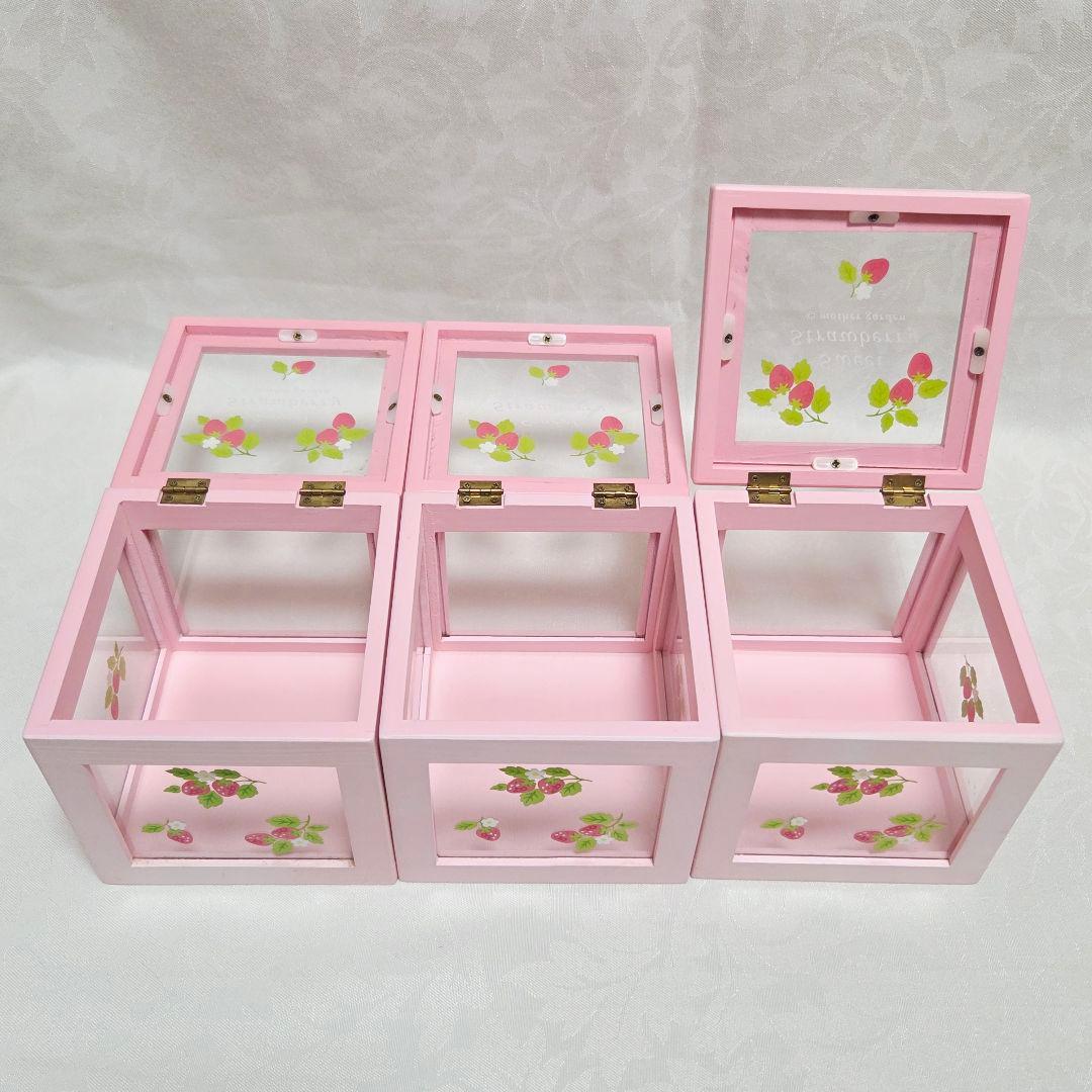 マザーガーデン　いちご　小物入れ　箱　陶器　キャニスター　廃盤　平成レトロ