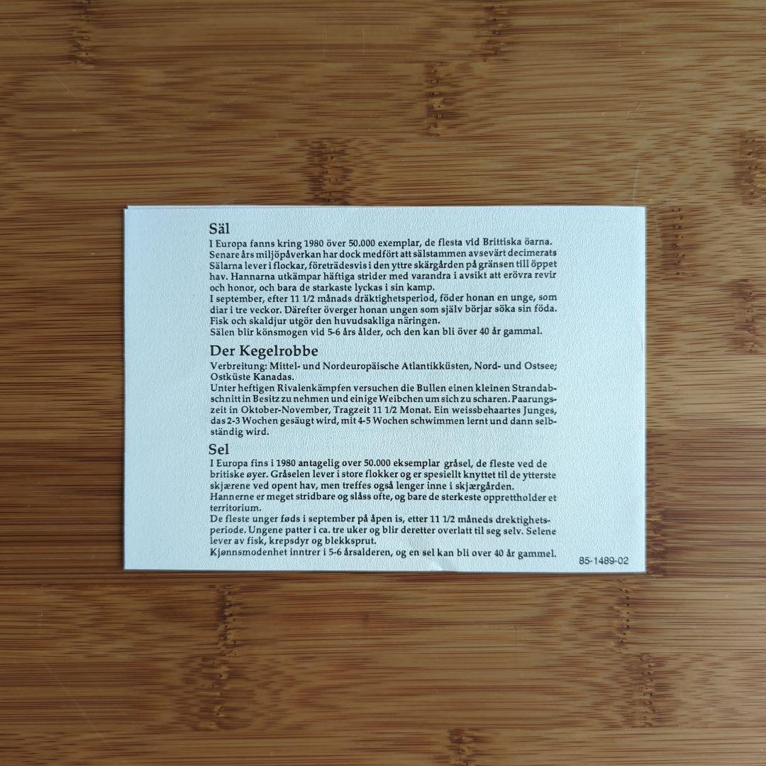 限定4500体 KOSTA BODA WWF 世界自然保護基金 　アザラシの親子