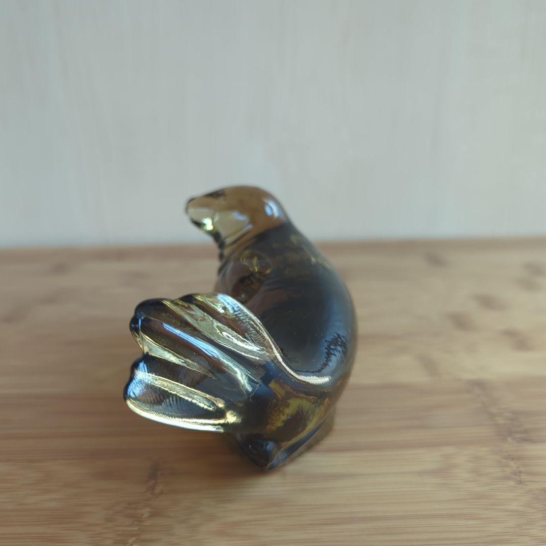 限定4500体 KOSTA BODA WWF 世界自然保護基金 　アザラシの親子