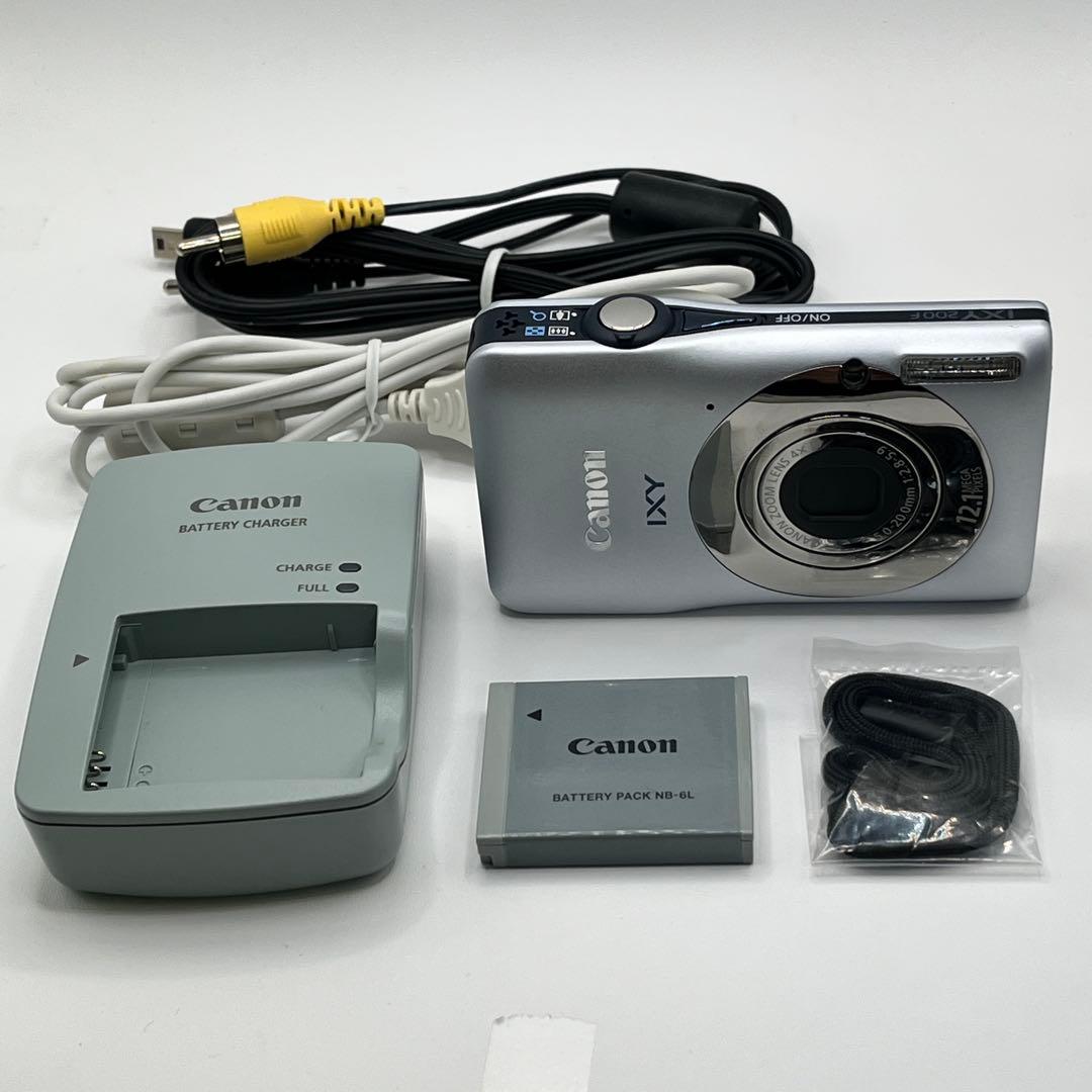 【訳あり品】Canon IXY 200F シルバー 動作品 画面やけ、キズ