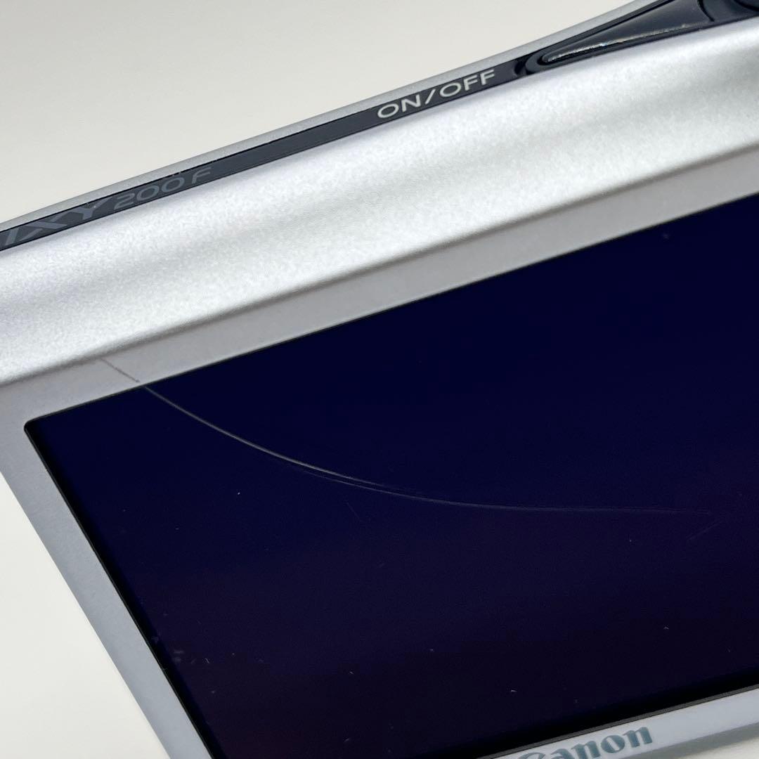 【訳あり品】Canon IXY 200F シルバー 動作品 画面やけ、キズ