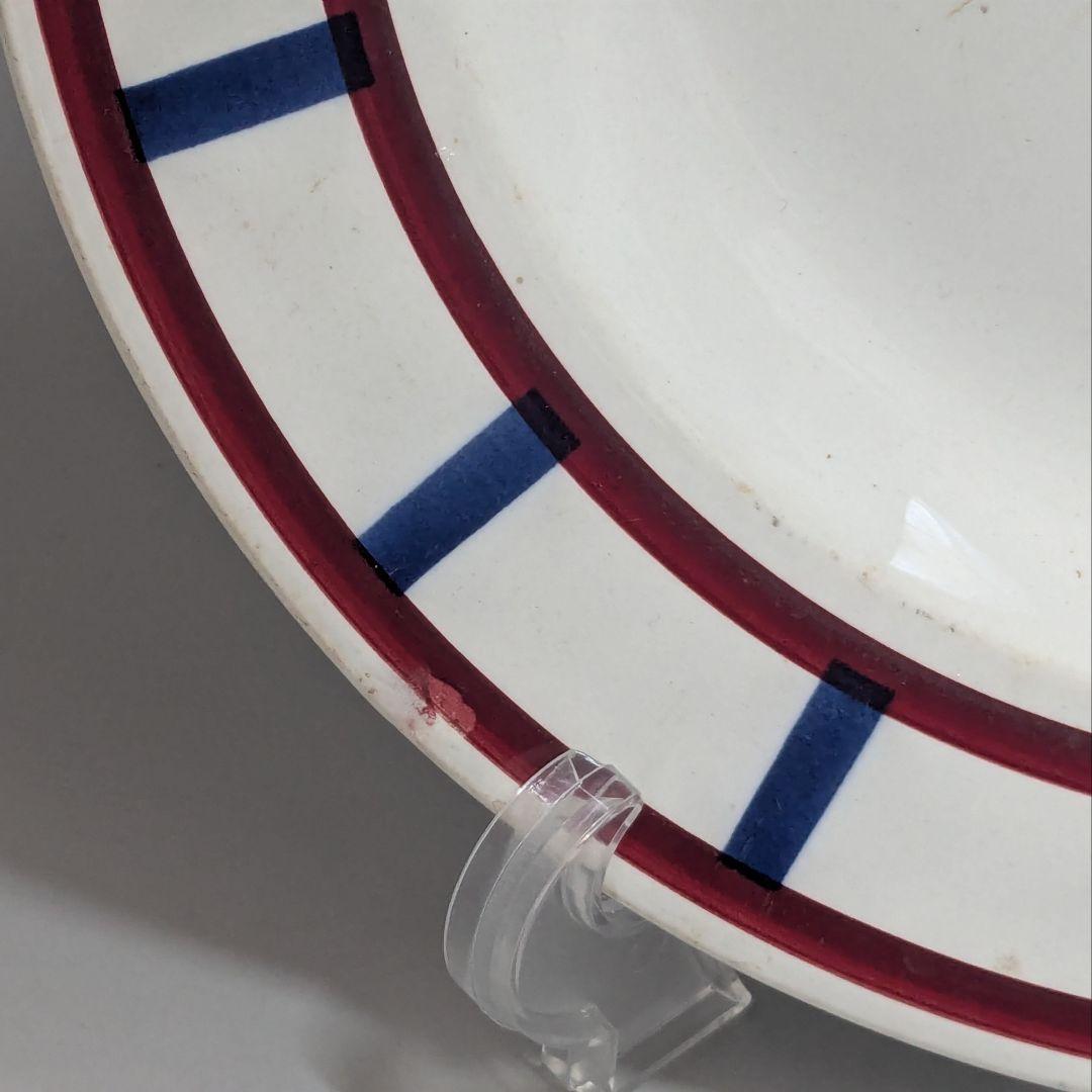 クレイユモントロー“Bearn”　バスク柄のプレート　平皿23.7cm（3）