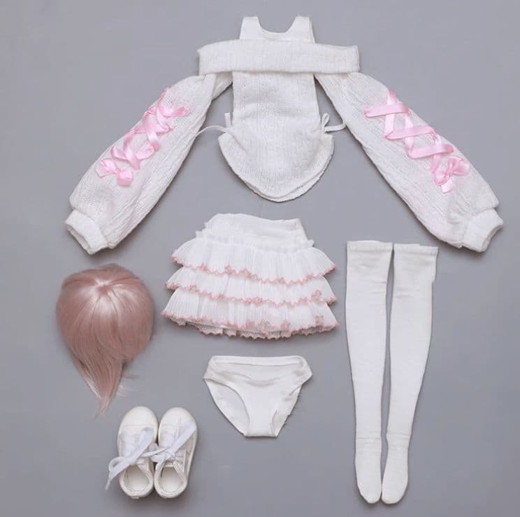 AX112 BJD 1/4 ドール本体 Mumu 球体関節人形 ハンドメイド