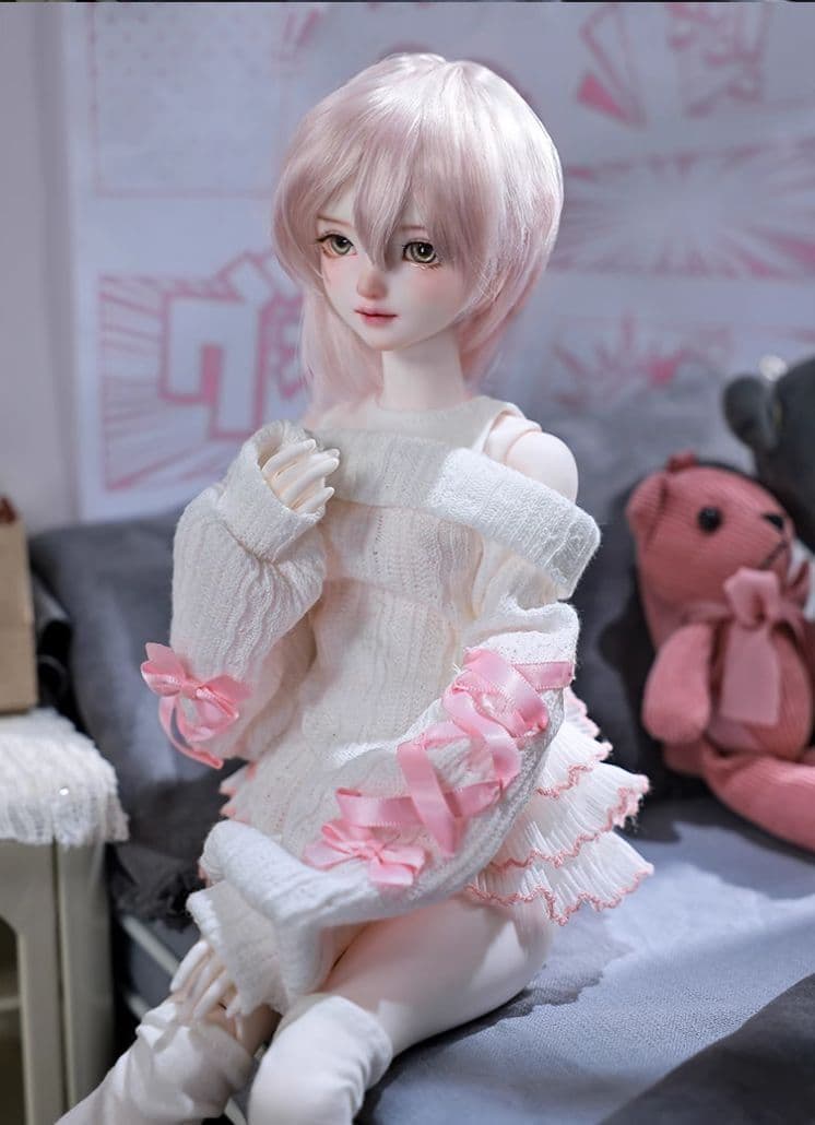 AX112 BJD 1/4 ドール本体 Mumu 球体関節人形 ハンドメイド