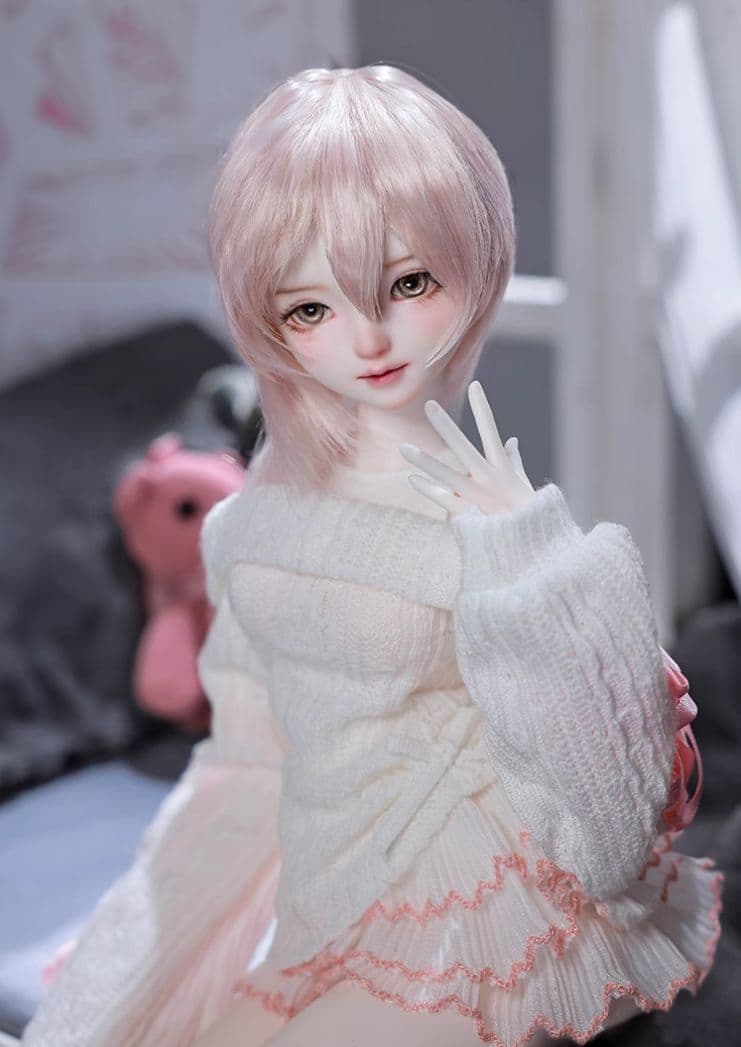 AX112 BJD 1/4 ドール本体 Mumu 球体関節人形 ハンドメイド