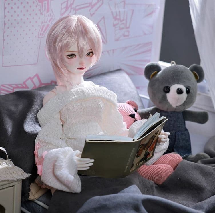 AX112 BJD 1/4 ドール本体 Mumu 球体関節人形 ハンドメイド