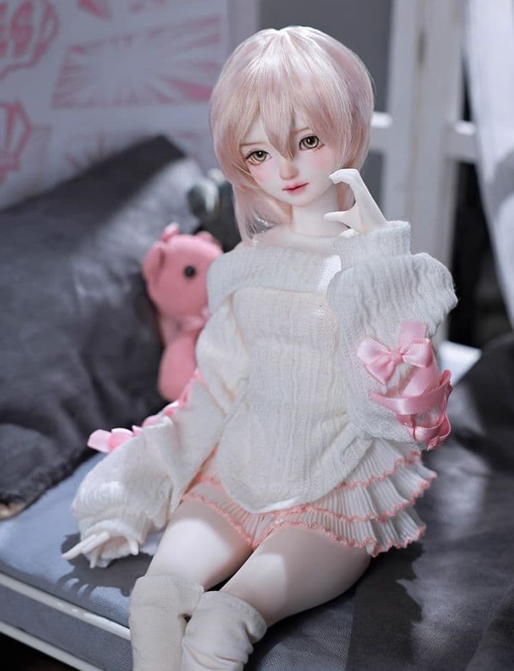 AX112 BJD 1/4 ドール本体 Mumu 球体関節人形 ハンドメイド
