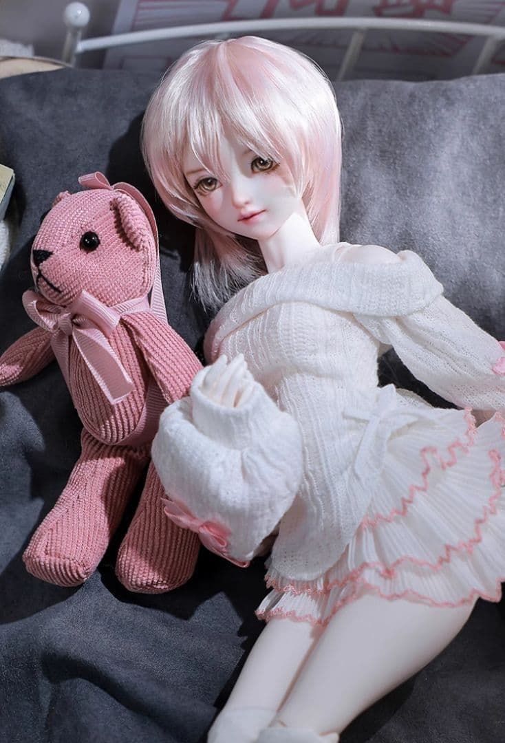 AX112 BJD 1/4 ドール本体 Mumu 球体関節人形 ハンドメイド