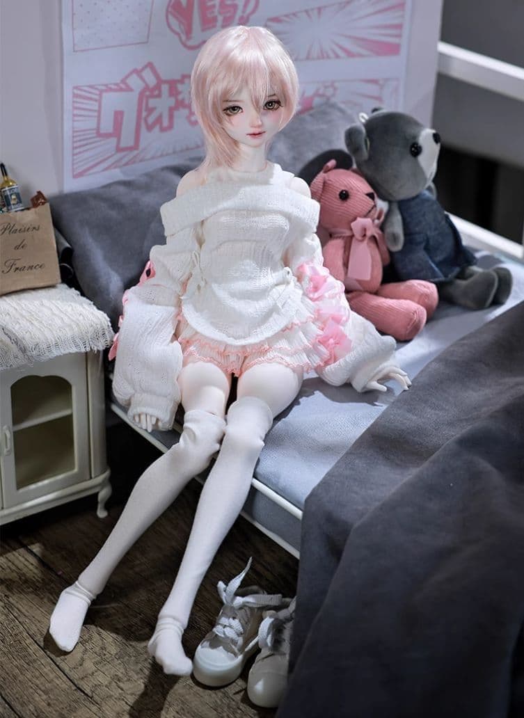 AX112 BJD 1/4 ドール本体 Mumu 球体関節人形 ハンドメイド