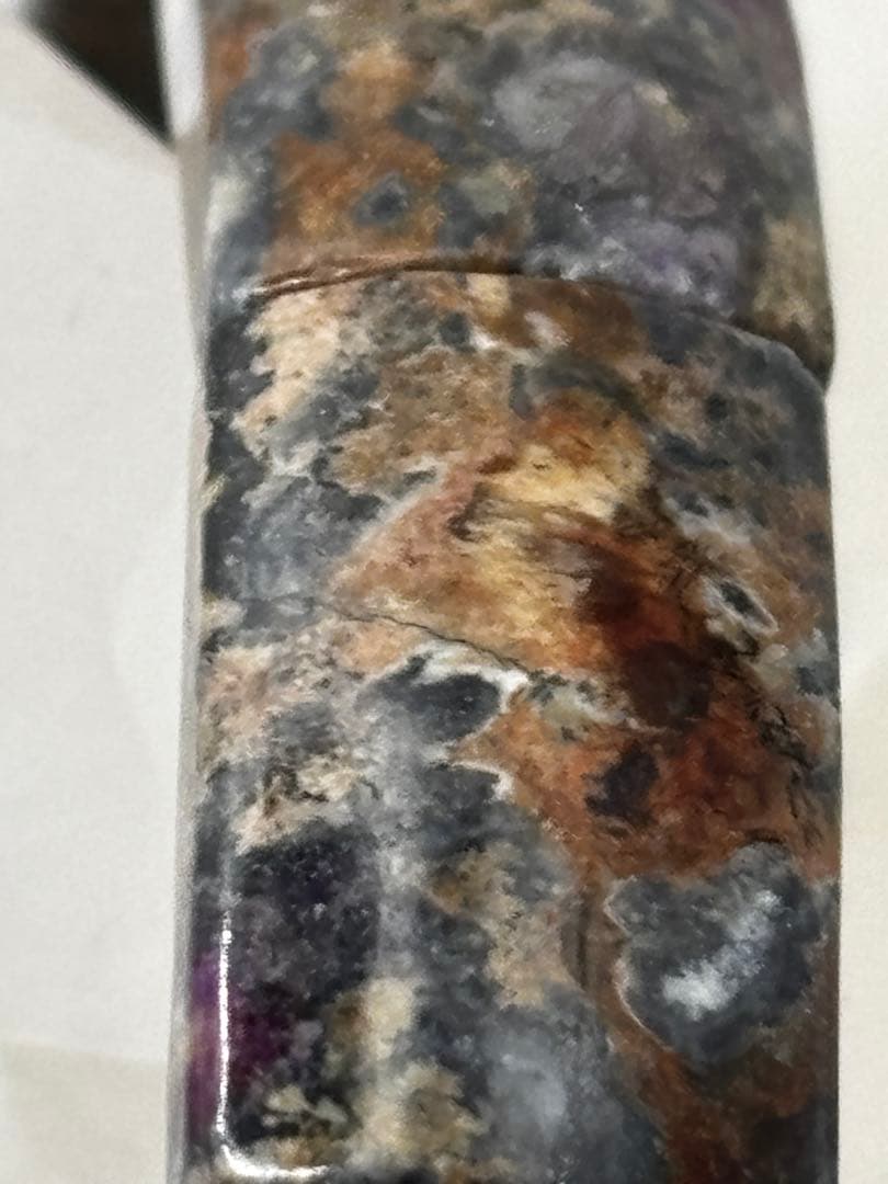 鑑定書付きスギライトバングル天然石NO641