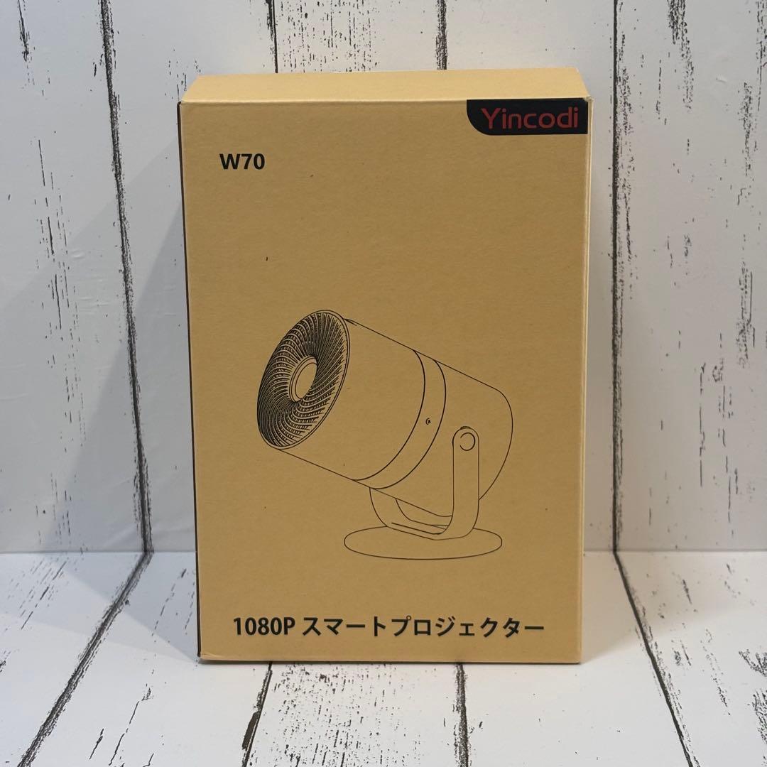 小型プロジェクター フルHD Android TV搭載 自動補正