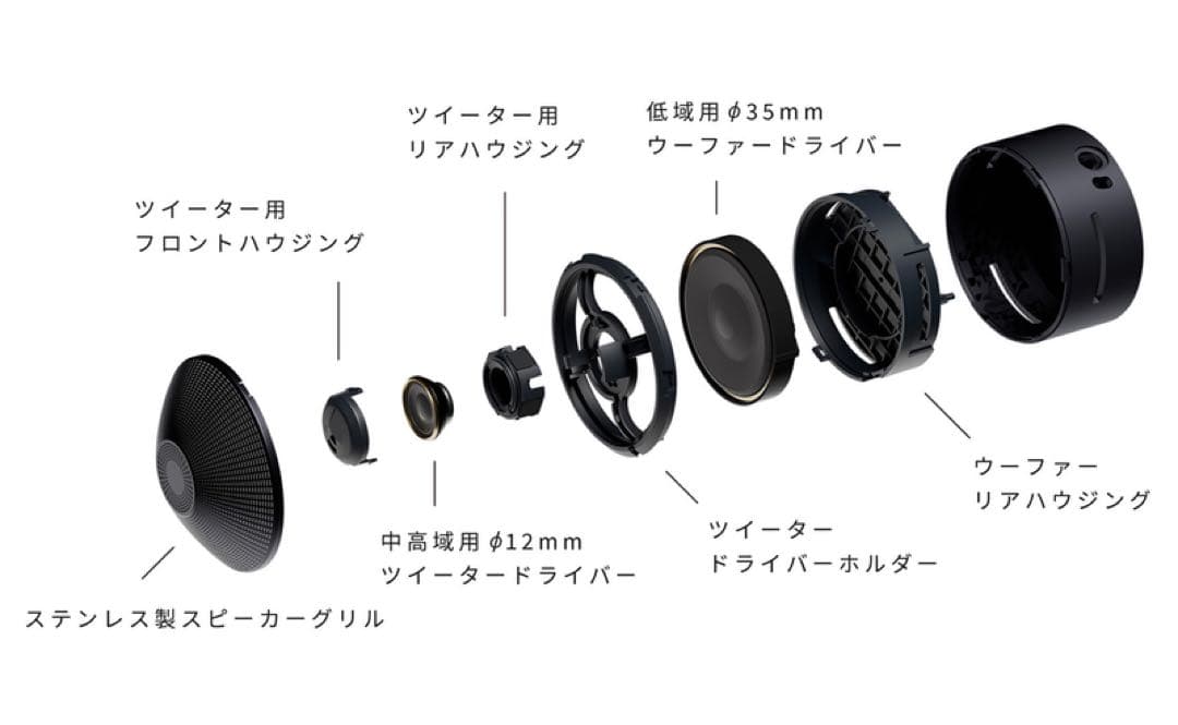 【新品未使用】nwmONE（MBH001)ヘッドホン ダークグレー
