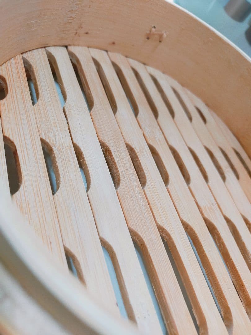 未使用 中華せいろ かごや 21cm 3段セット 竹 蒸籠 セイロ 蒸し器