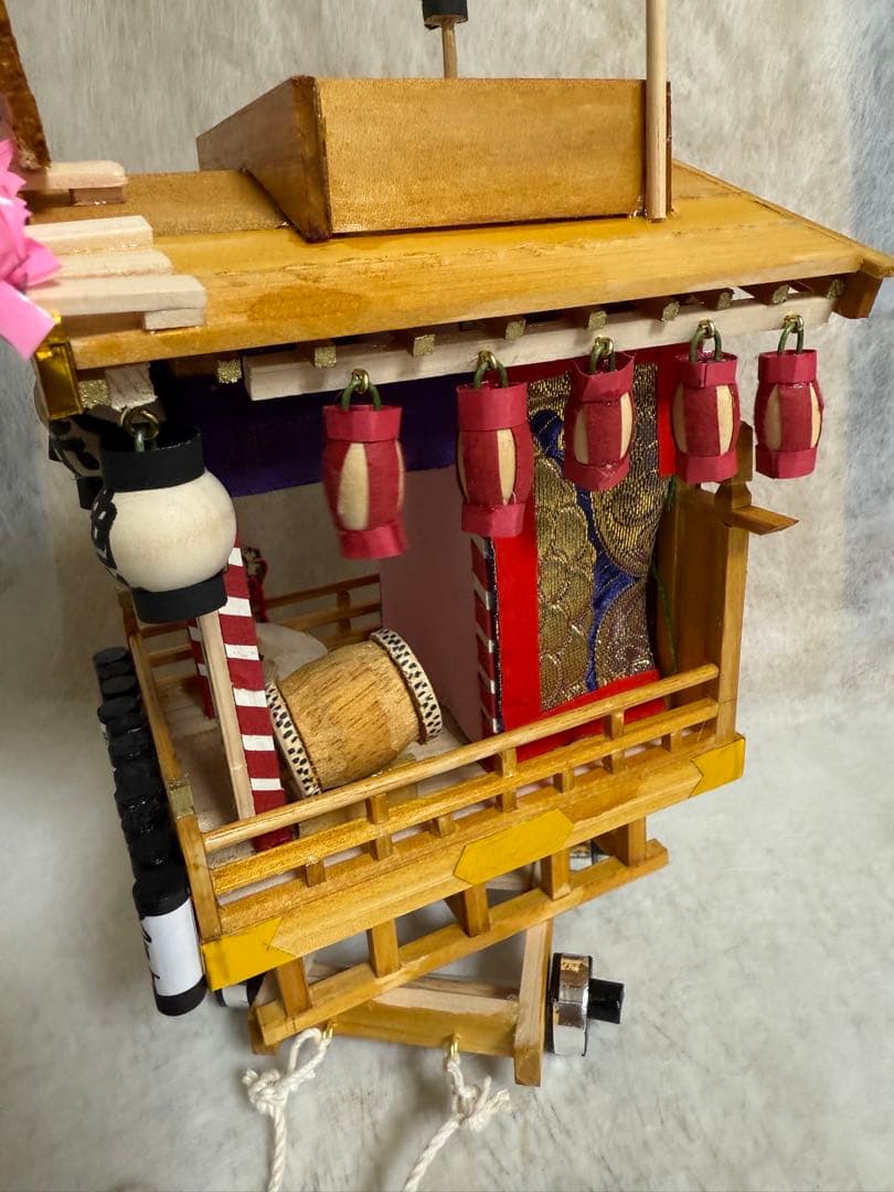 土浦　乙戸町山車屋台ミニチュア/送料込み