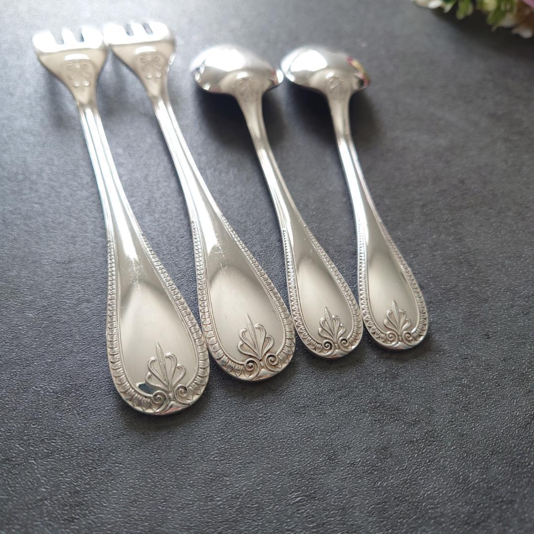 クリストフル マルメゾン ケーキフォーク コーヒースプーン 4点