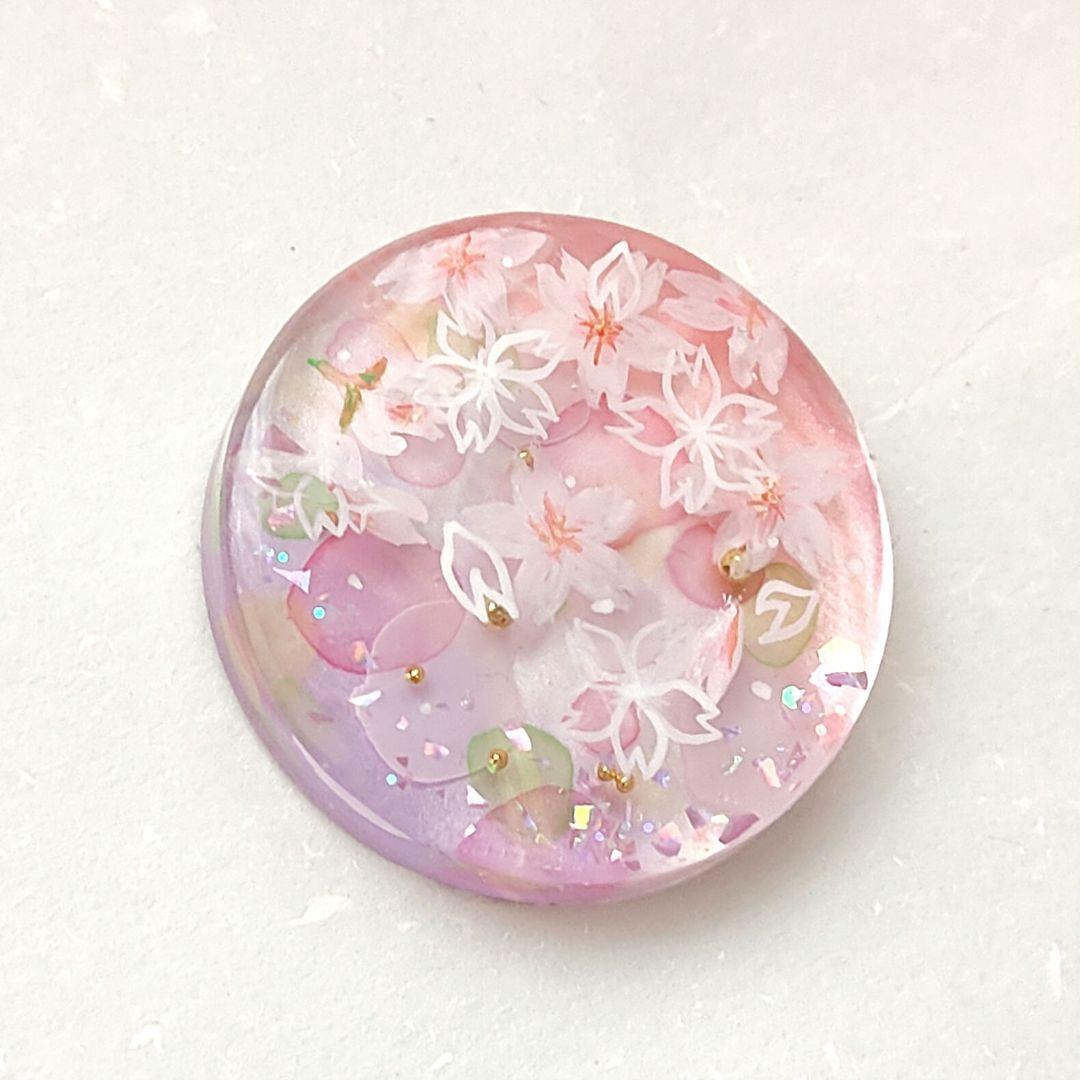 【719】ハンドメイド　レジン　ヘアゴム　ポニーフック