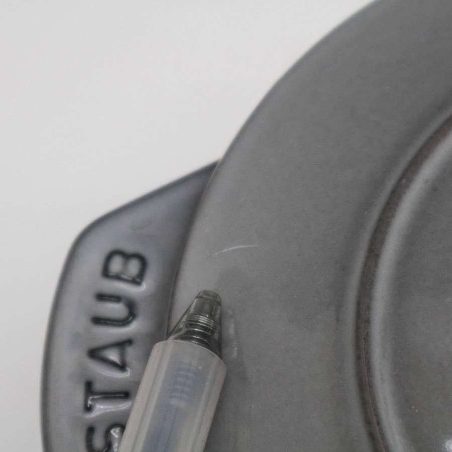 ストウブ ラ ココット de GOHAN グレー 16cm ホーロー鍋