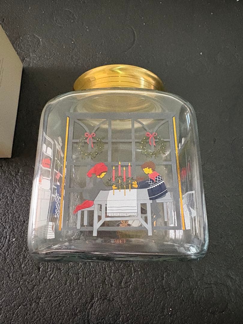 クリスマス クッキージャー 高島屋 ガラス瓶