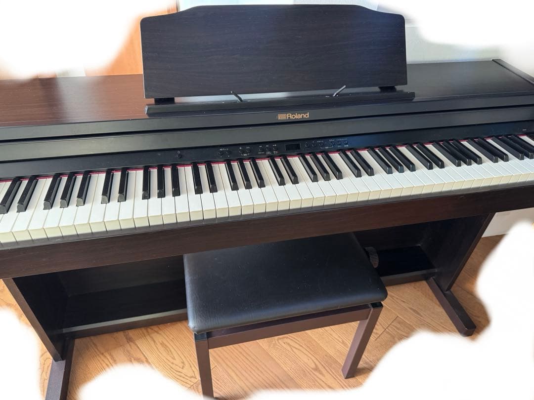 Roland デジタルピアノ ダークウッド 椅子付き 2020年製
