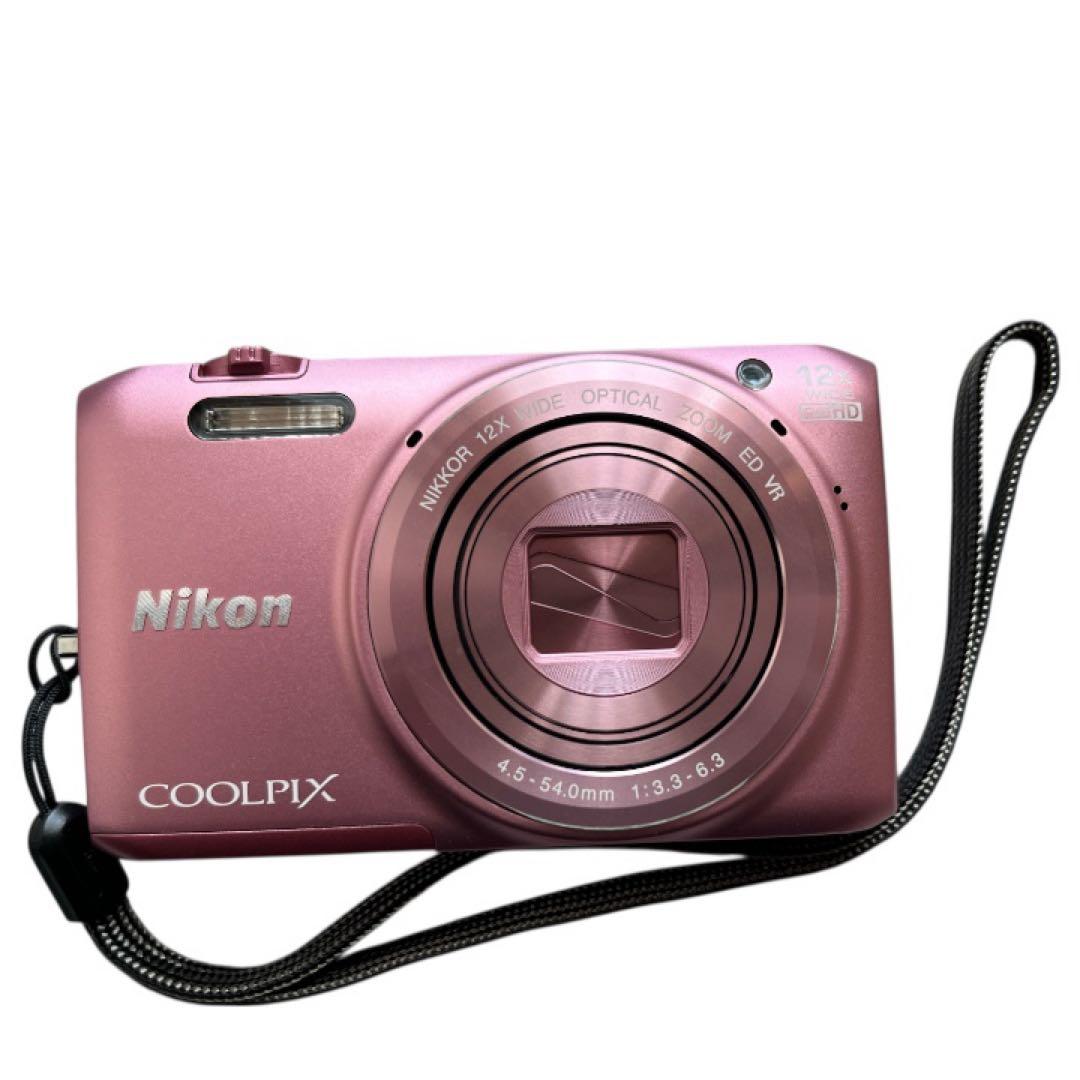 Nikon COOLPIX S6800 ピンク WiFi 充電器付 SD付 訳有
