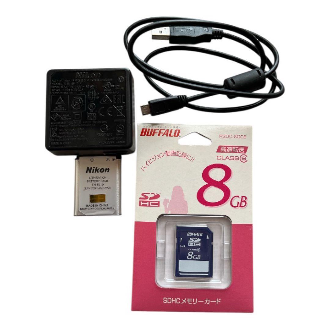 Nikon COOLPIX S6800 ピンク WiFi 充電器付 SD付 訳有