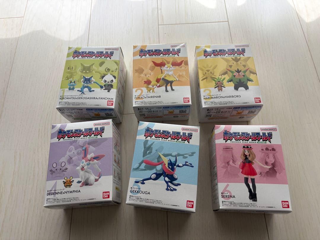 ポケモンスケールワールド カロス地方 フィギュア コンプリートセット 内袋未開封
