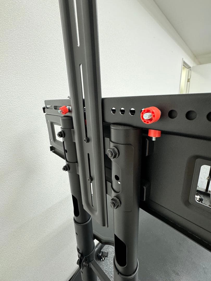 テレビスタンド 高さ調整可能 黒 North Bayou