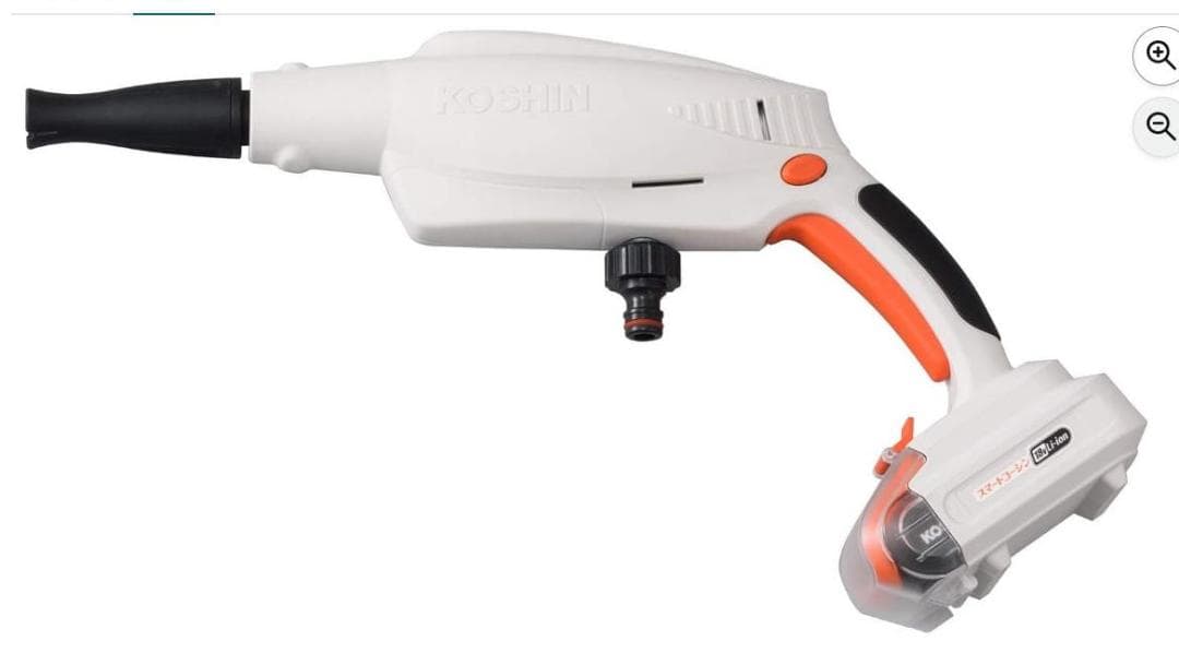 未使用 大掃除に 通販生活推薦 工進(KOSHIN) コードレス 高圧洗浄機