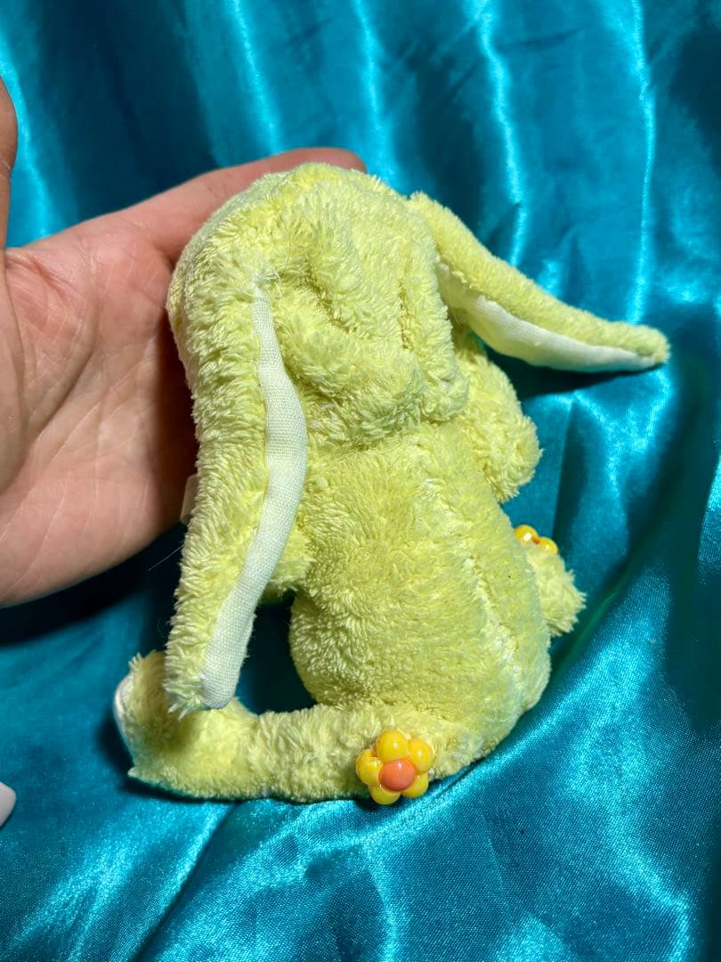 ハンドメイド　樹脂粘土ベビー　イエローロップイヤーの子　OOAK 創作人形