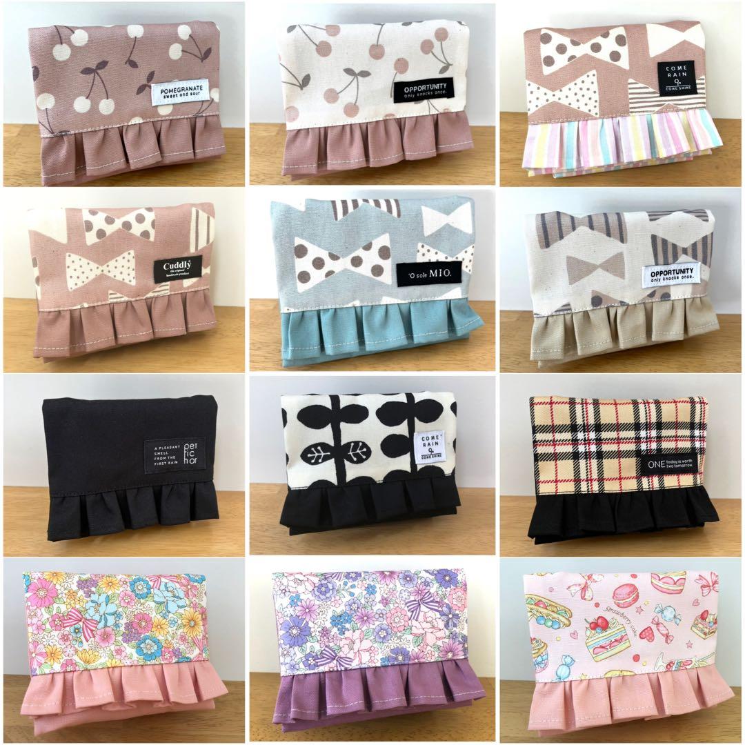 移動ポケット☆オーダー受付中☆フリル☆フタなし☆ハンドメイド