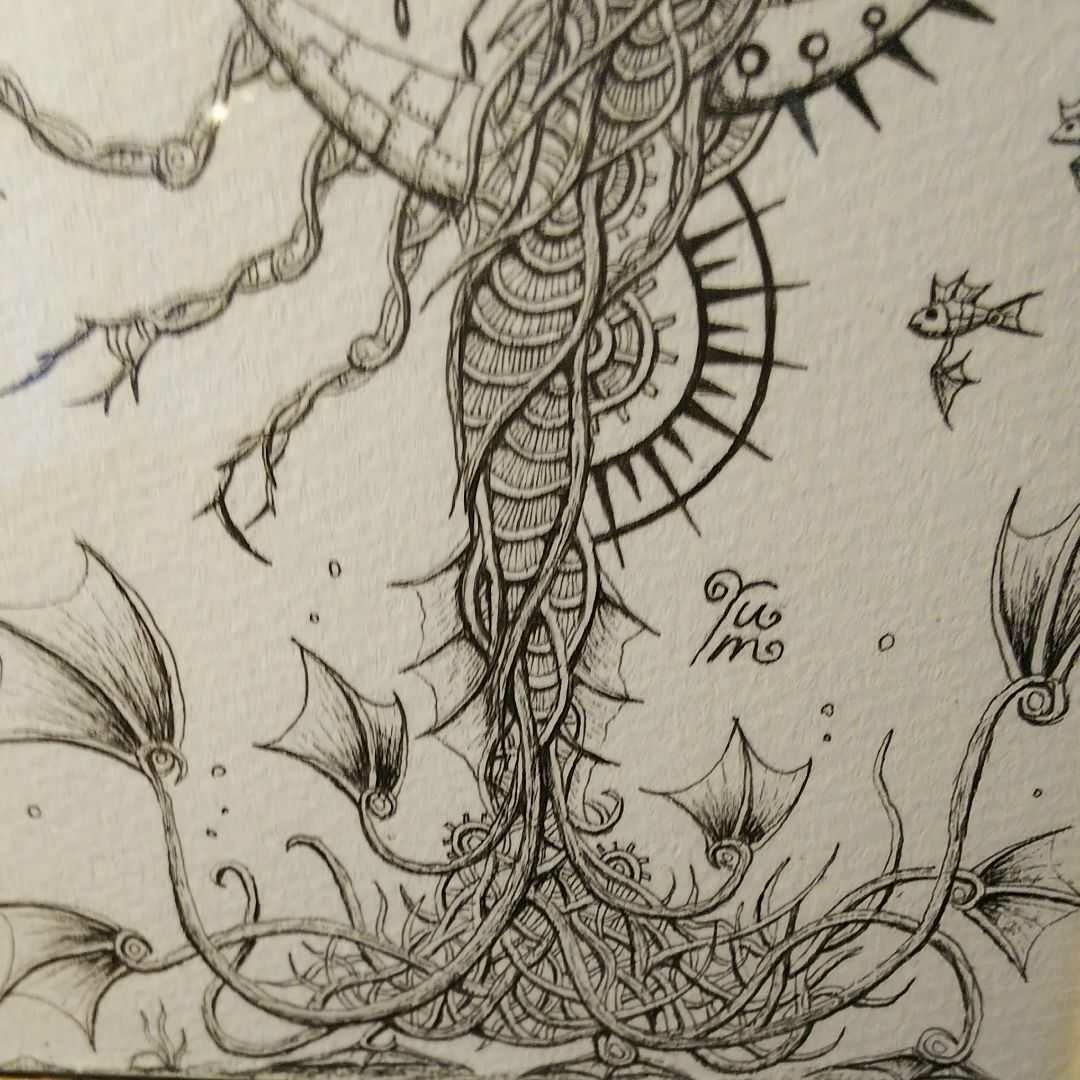 機巧アマビエ(原画)額つき