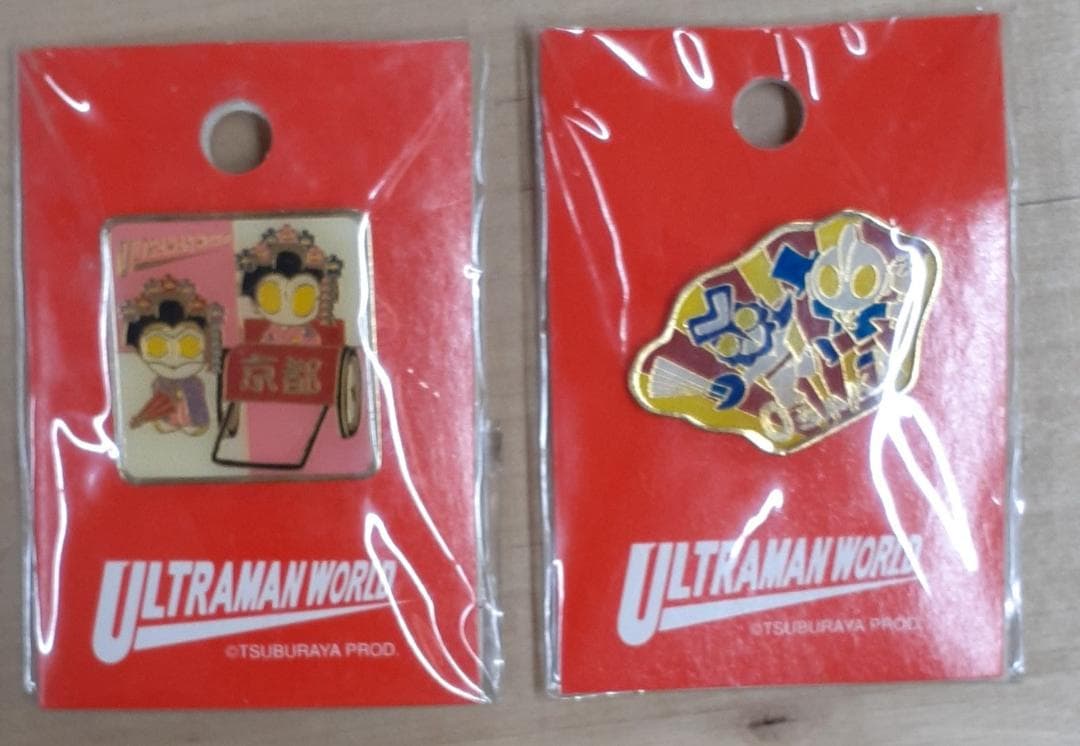 パケL0402-07【未開封】ウルトラマンワールド 超人劇場 ピンバッジ 12点