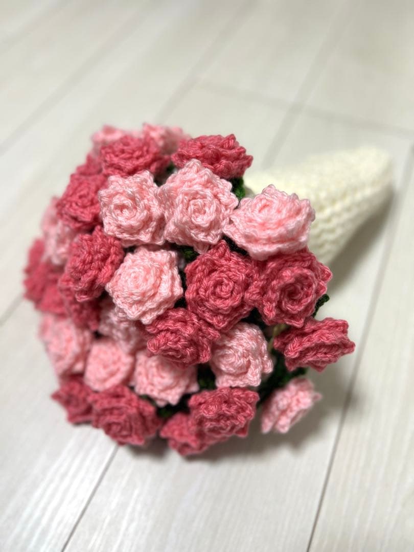【値下げ】花束ブーケブランケット ピンク２色