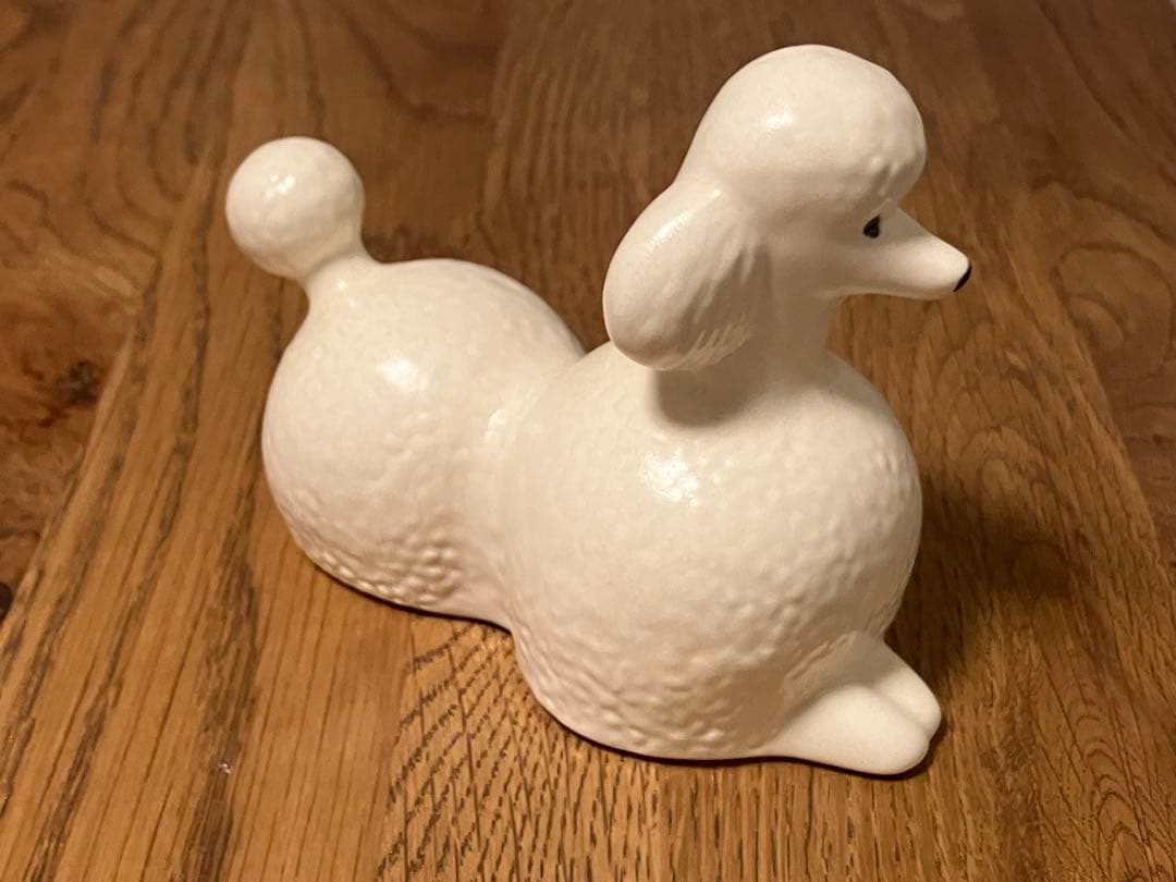 【リサ ラーソン】プードル ミディアム（白）